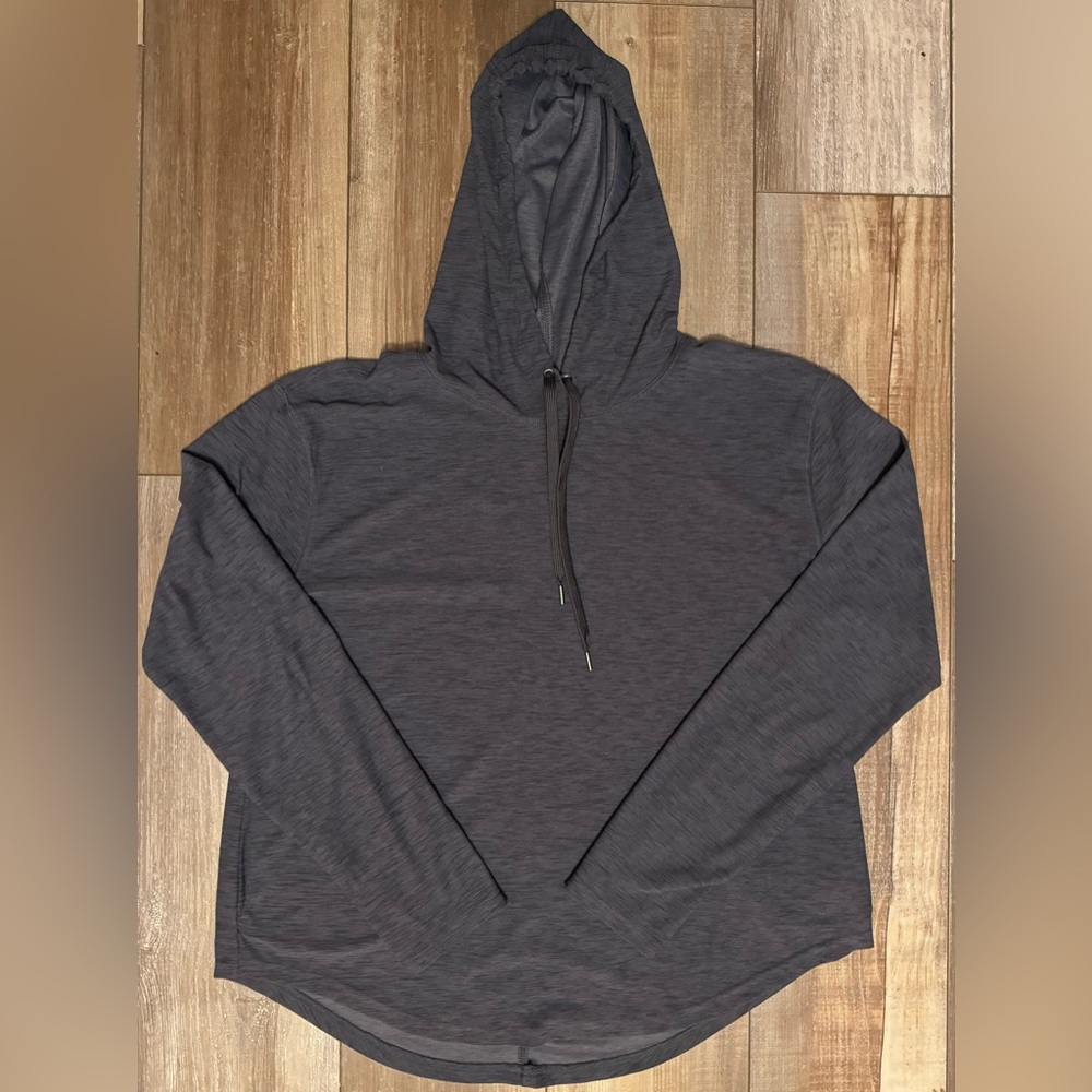 Old Navy Women’s Pullover Active Jacket Sweatshirt Slub Knit Black Size Large